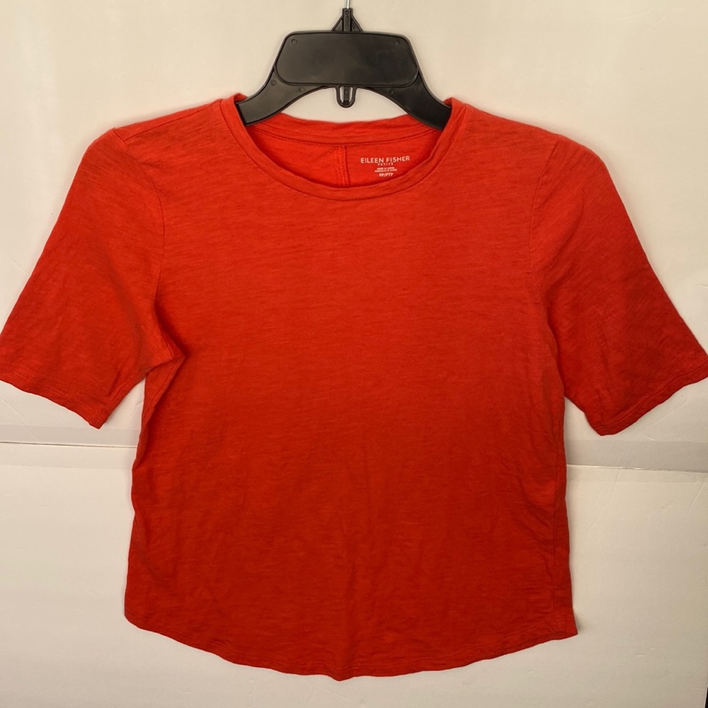 Eileen Fisher Orange S Petite Top